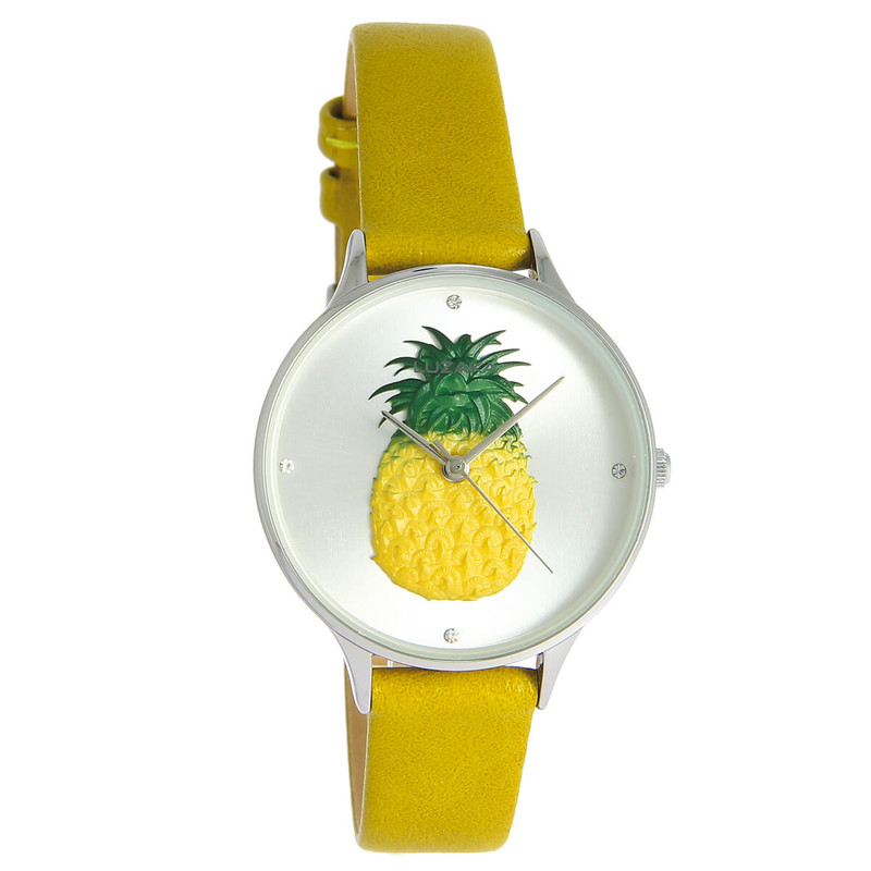 Montre Ananas jaune