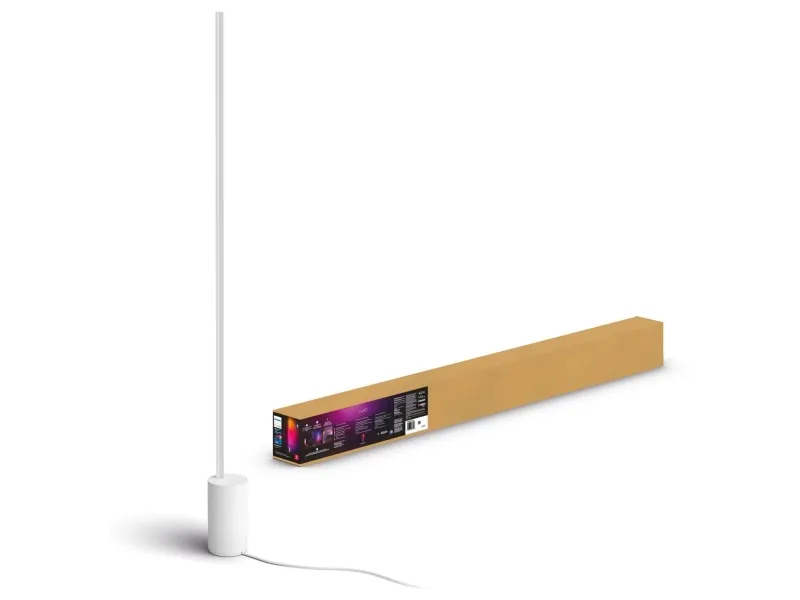 Philips Hue White and Color Ambiance Gradient Signe - Gulvlampe - LED - 29 W - 16 millioner farver/varmt til køligt hvidt lys - 2000-6500 K - hvid