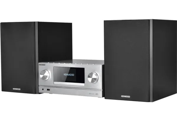 Kenwood M-9000S - Mikrosystem - 2 x 50 Watt - sølv