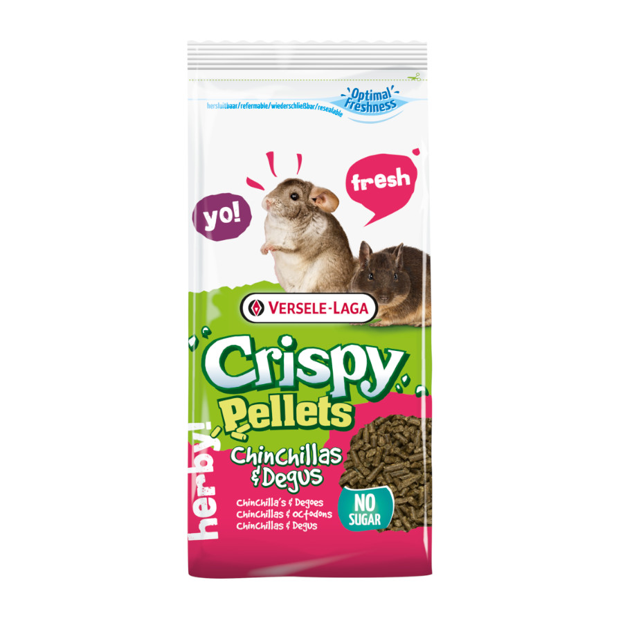 Ração Versele-Laga Crispy Pellets para chinchilas e degus