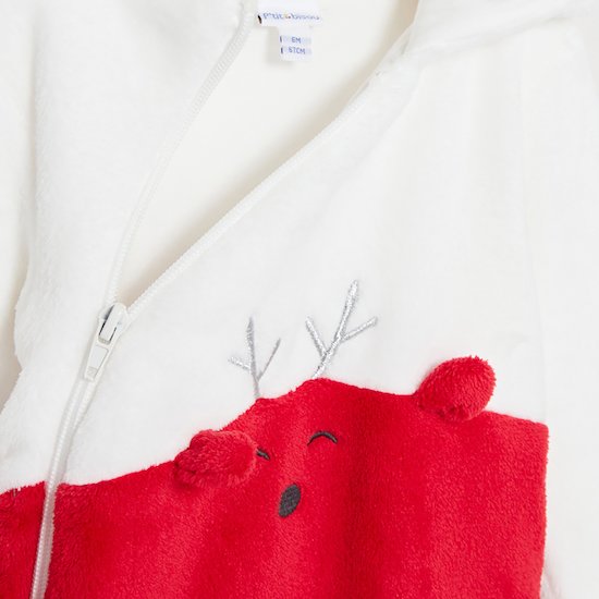 Noël Sur-pyjama   Rouge Santa        de               P'tit bisou