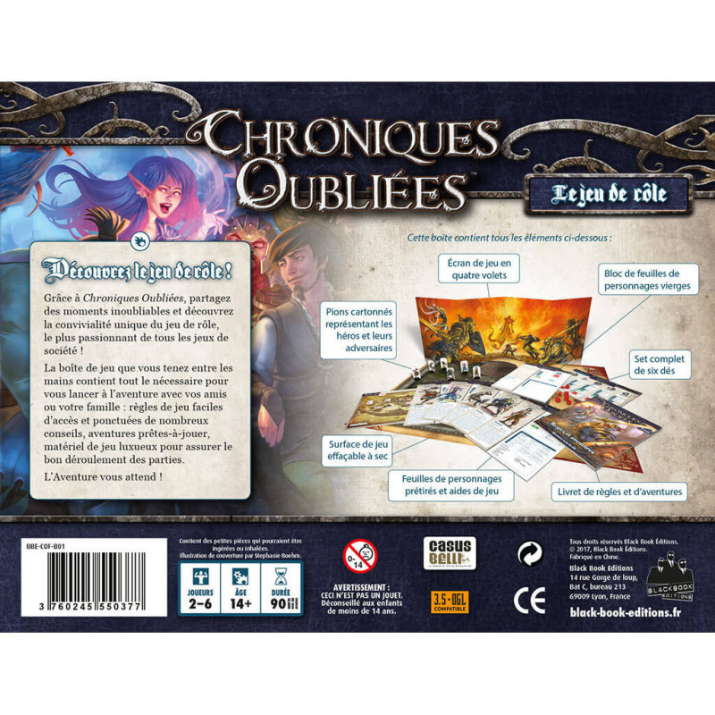 Chroniques oubliées - Initiation au jeu d'aventures