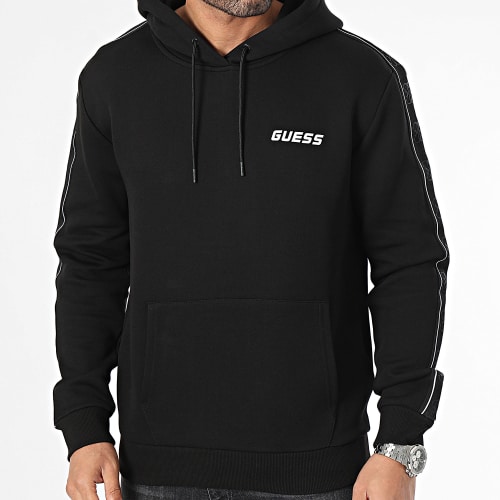 Sweat Capuche A Bandes Z4RQ21-KB3P2 Noir