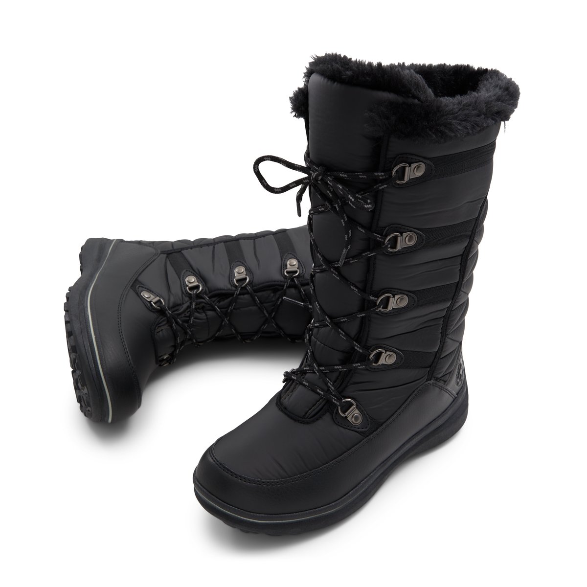 BANFF TRAIL-Vrurbag-Bottes mi-mollet - Noir/Noir