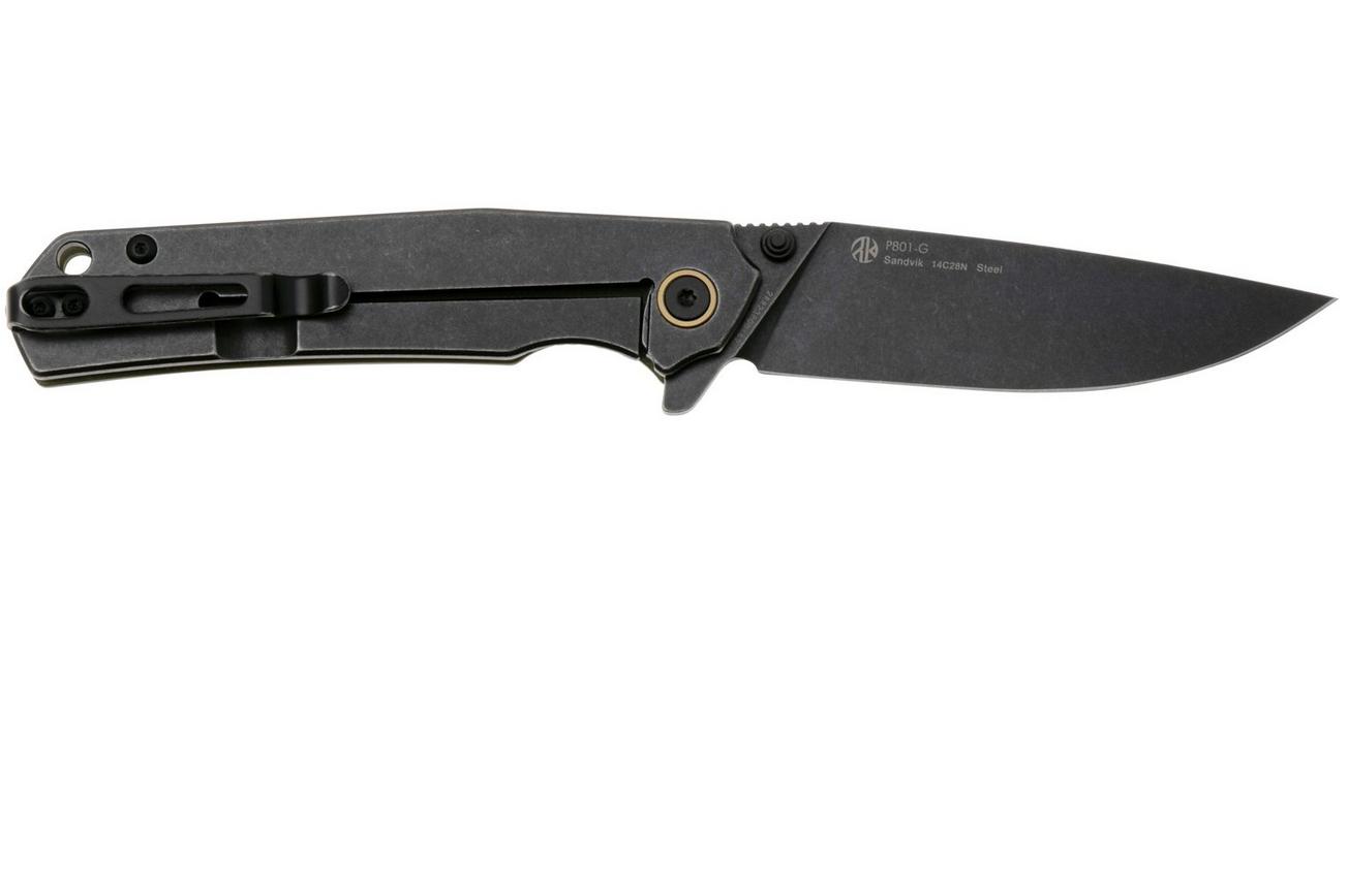 Ruike P801-G 14C28N, Green G10 Stainless, zakmes