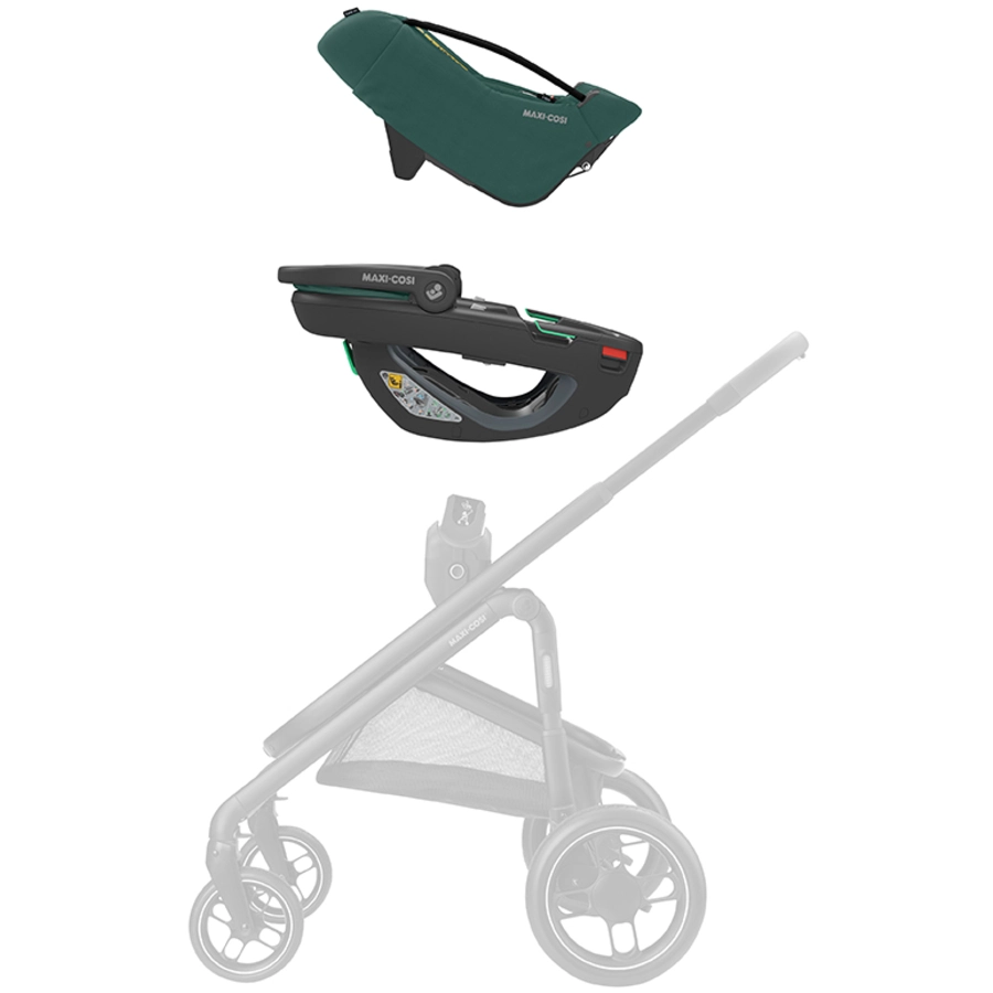 MAXI COSI Babyschale Coral 360 Essential Green