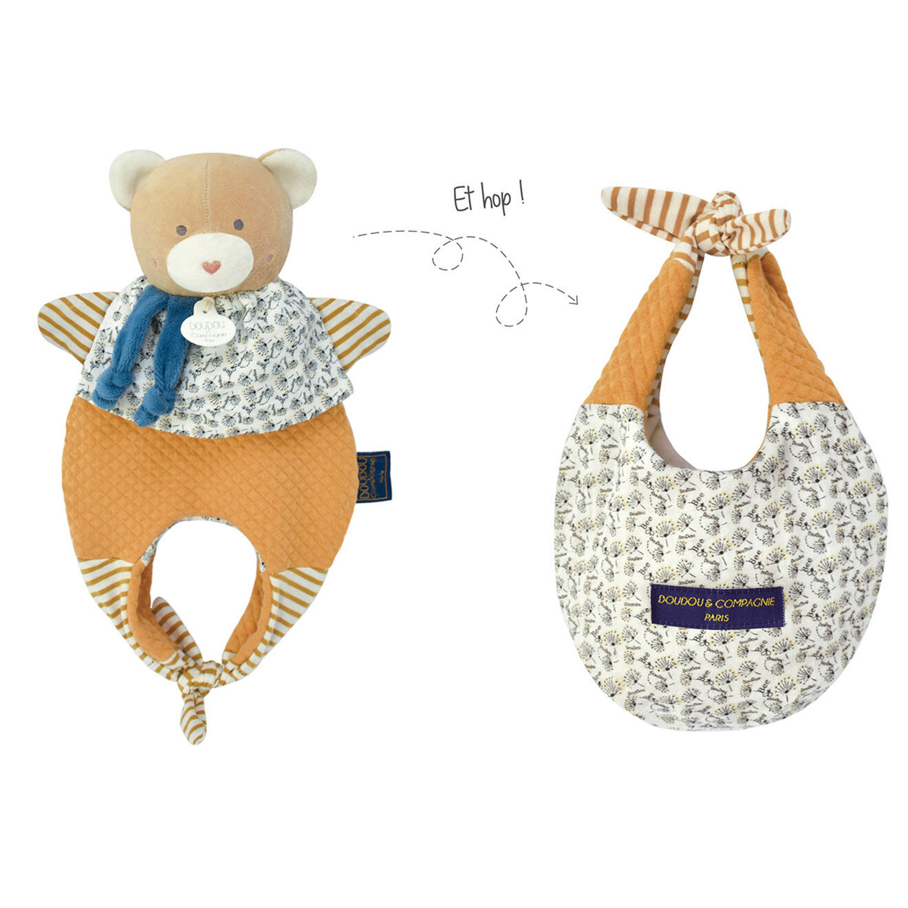 Doudou et Compagnie Doudou Amusette orange