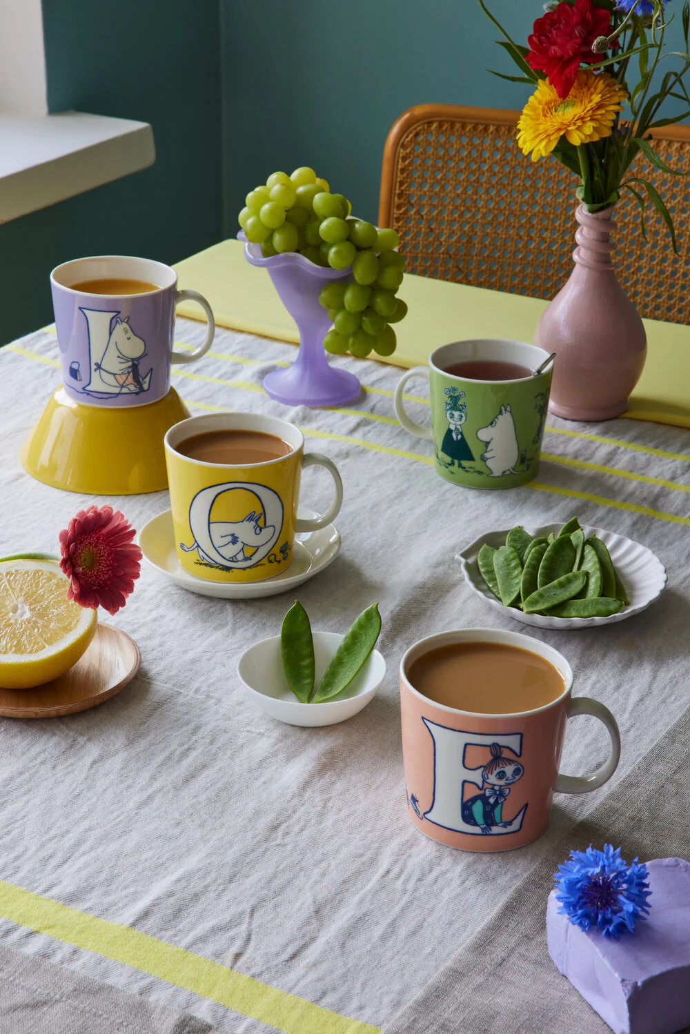 MOOMIN by Arabia  Mumi ABC alfabetkrus, E - 40 cl.