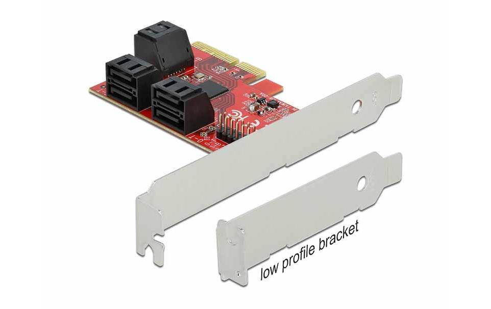 SATA-Controller PCI-Ex4- 6x SATA internPCI Express x4 Karte zu 6 x intern SATA 6 Gb/s