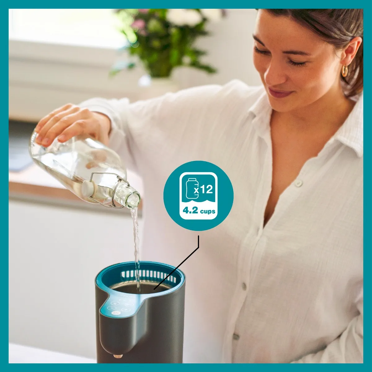 Babymoov Distributeur d'eau instantané Milky Now pour biberons