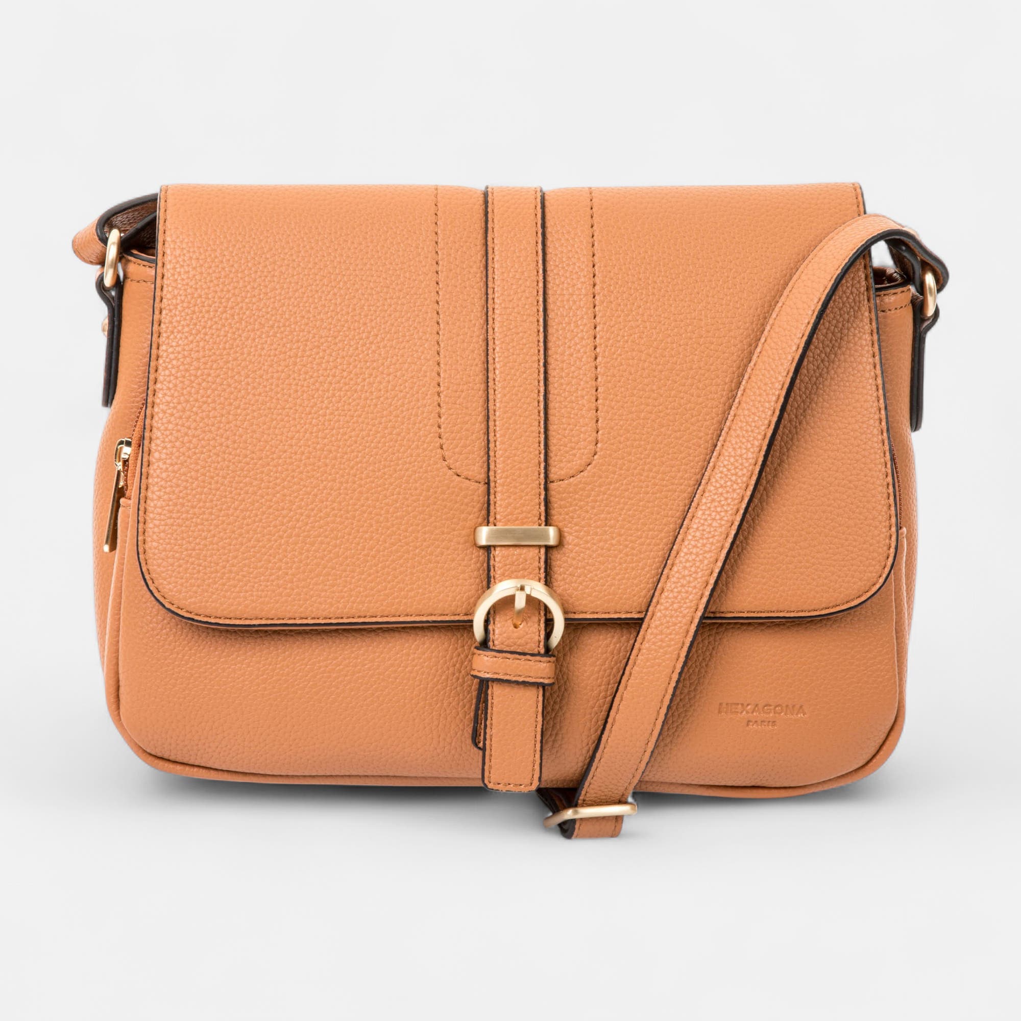 Sac bandoulière cognac