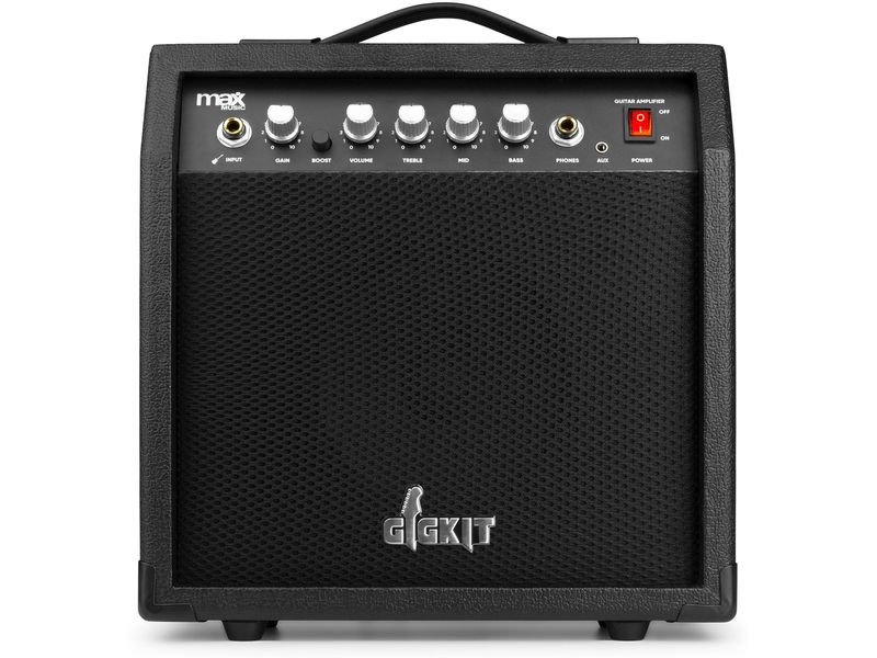 MAX Combo GIGKit Verstärker 40W GIGKit Verstärker mit 40W und Bass-, Mittel- und Höhenregler