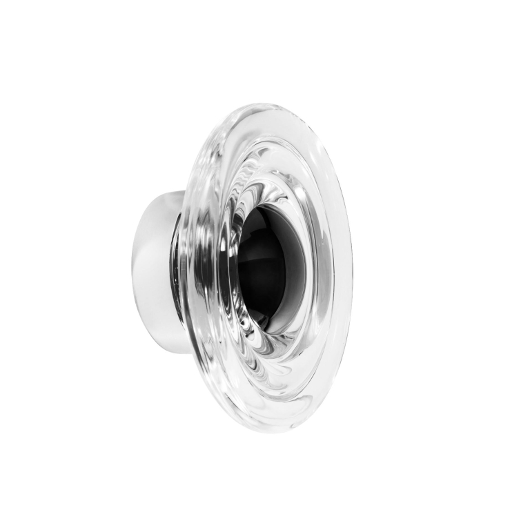 Tom Dixon Press wandlamp LED mini Ø21.5 transparant