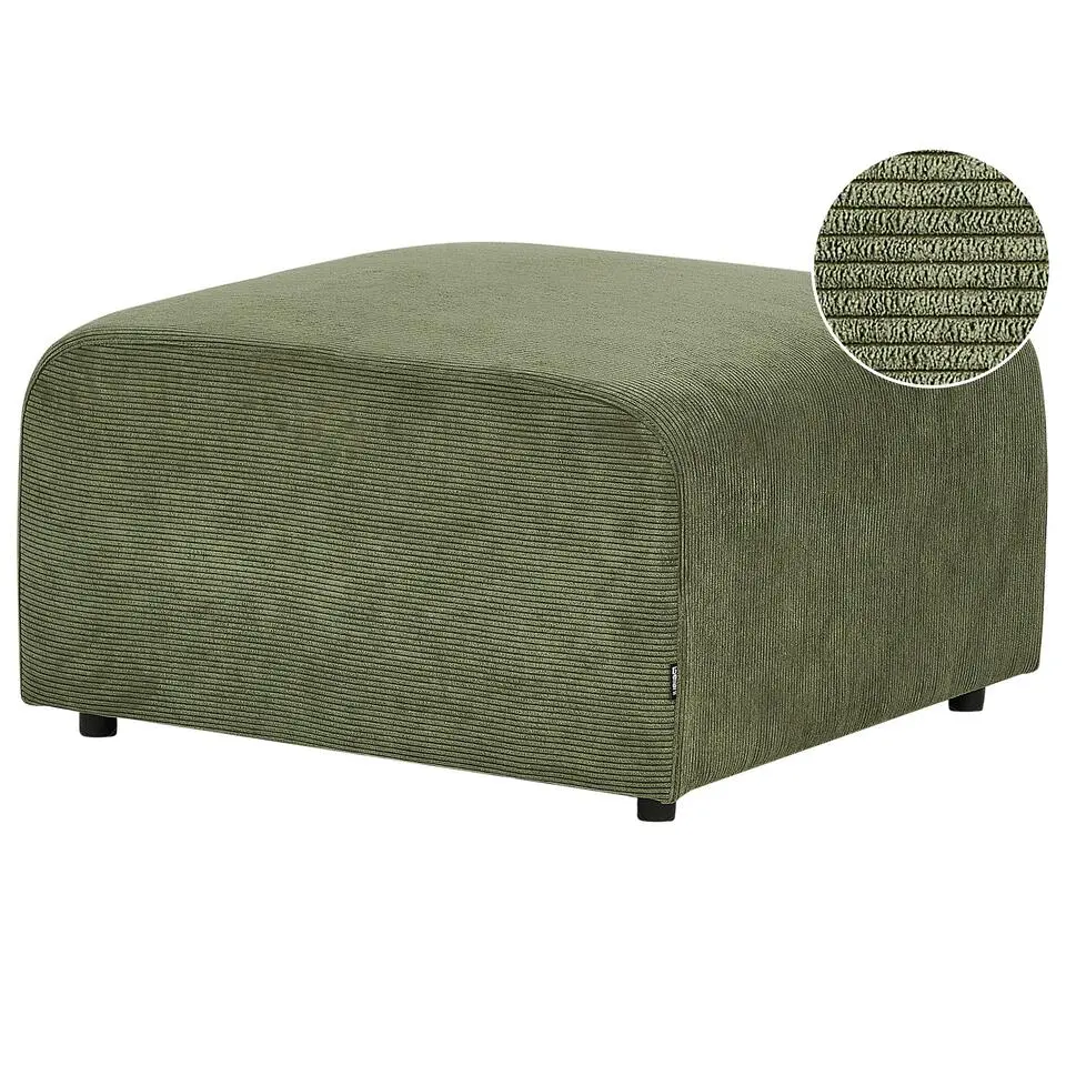 FALSTERBO - Ottomaan - Groen - Corduroy