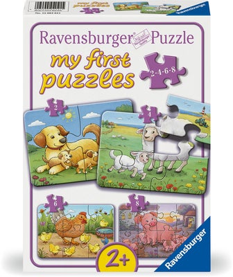 Ravensburger My First Puzzles Puslespill Bondegårdsdyr 4-in-1