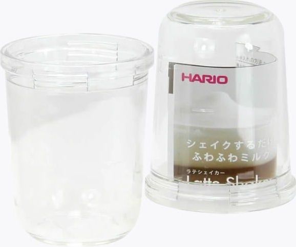 Hario - Latte Shaker - Melkopschuimer - Wit - Handmatig