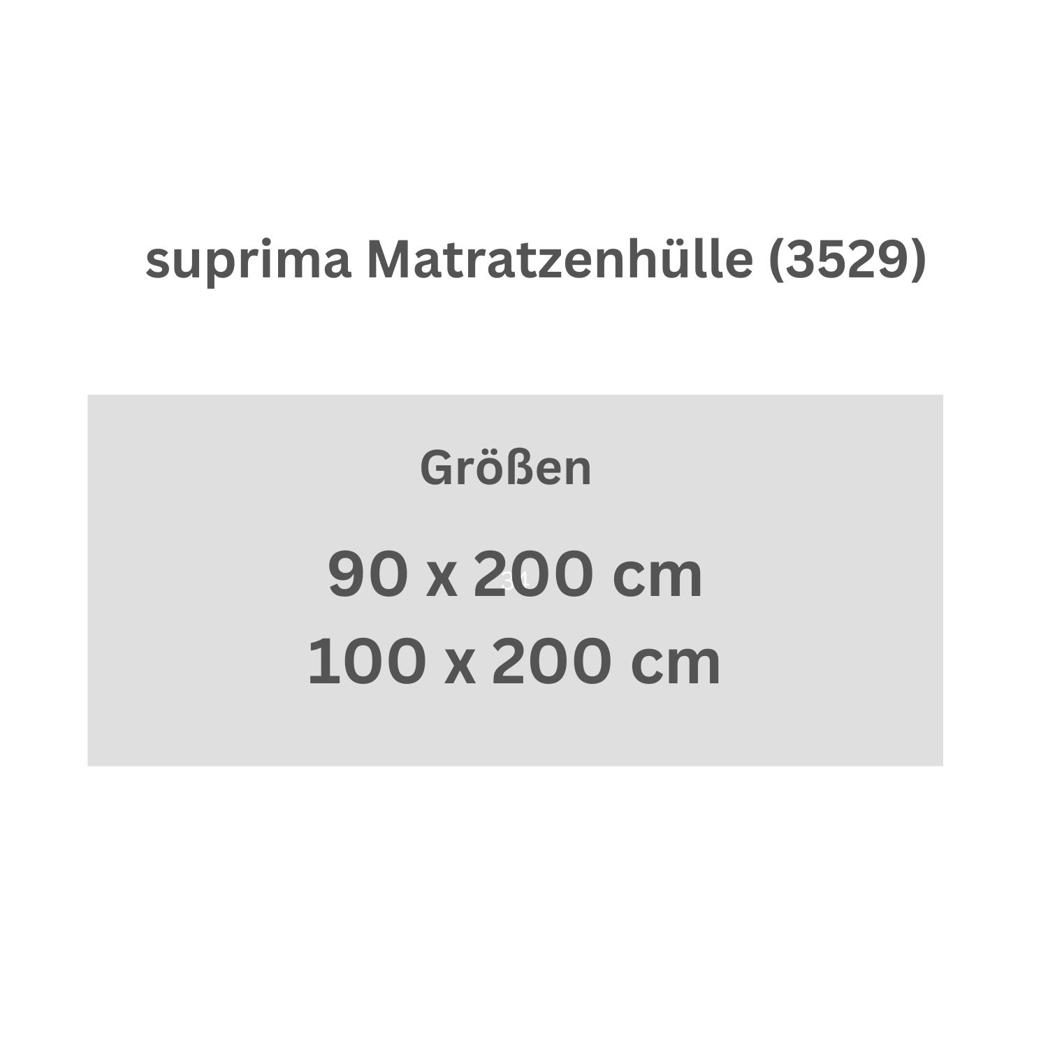 suprima 3529 Matratzenhülle