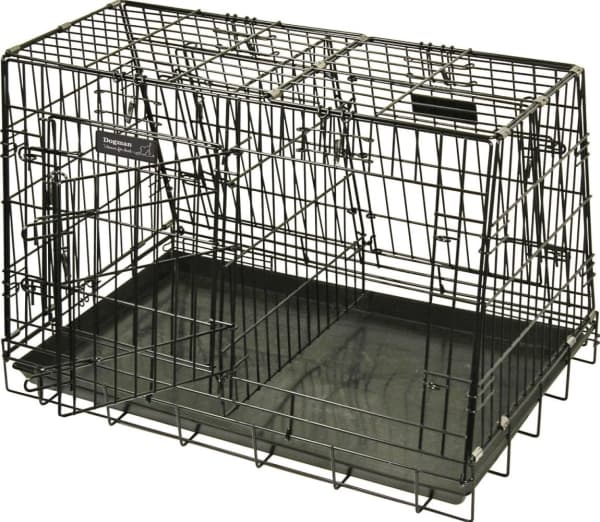 Dogman Double Sloping Standard Steel Cage 93cm