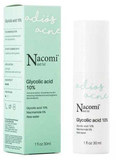 Adiós Acné Sérum Ácido Glicólico 10% Exfoliantes faciales