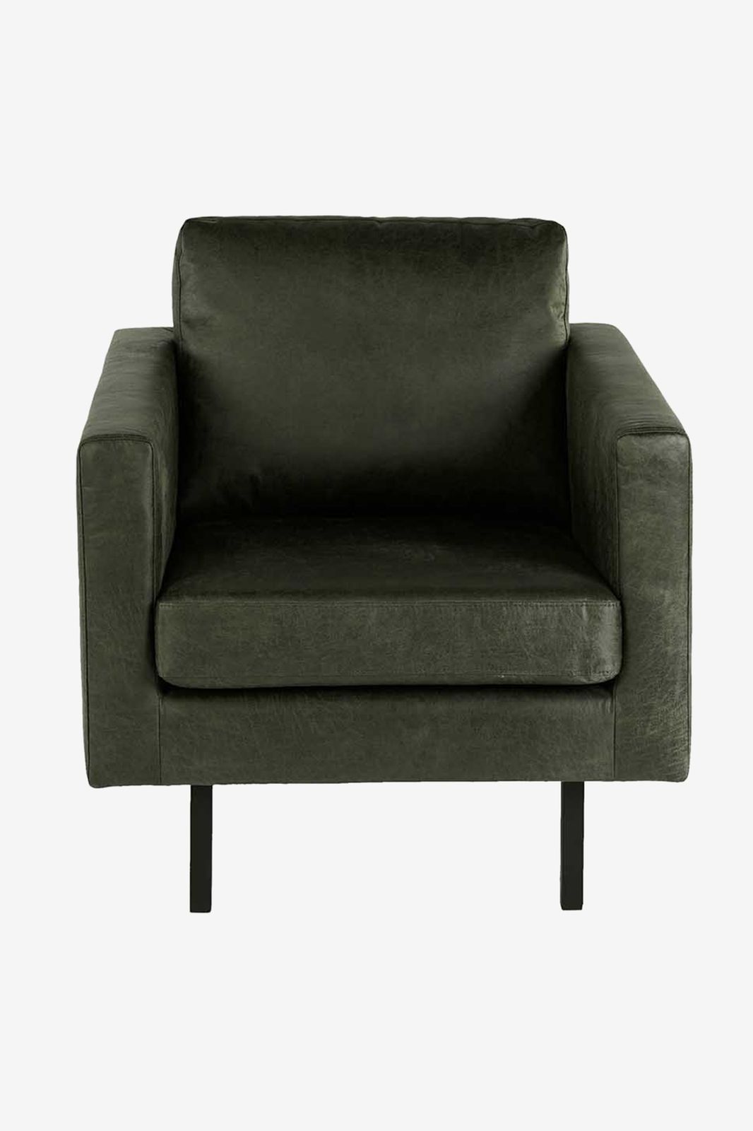 Amsterdam leer clean fauteuil groen