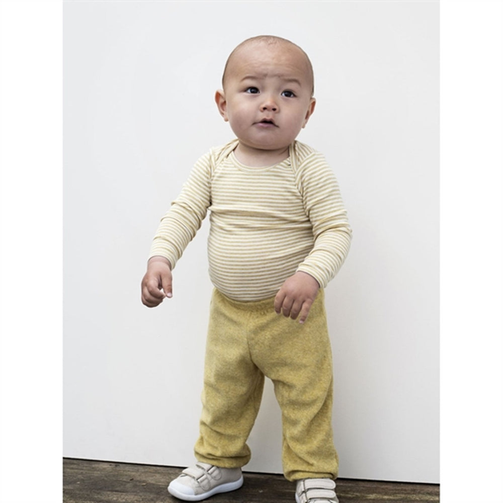 Chamomile/Offwhite Baby Body Stripe