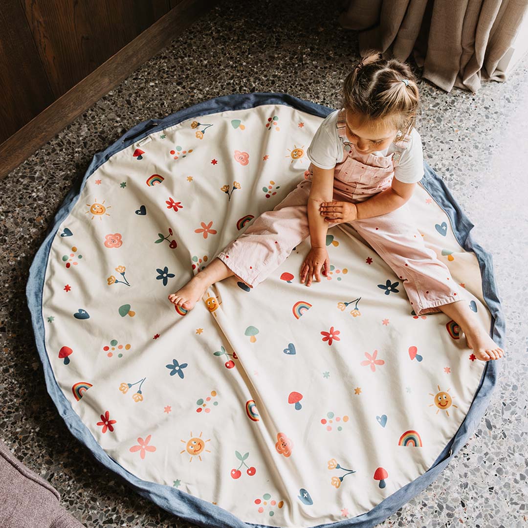 play&go speelkleed en opbergzak - funny days