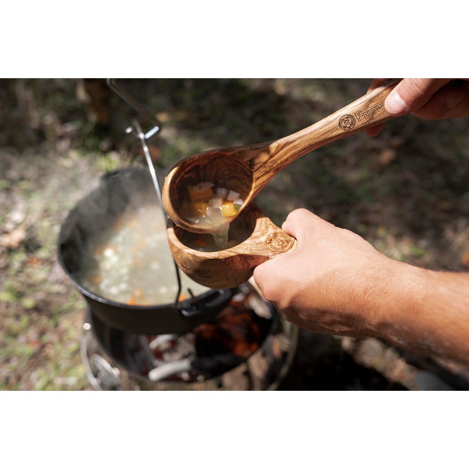 Petromax Ladle Olive Wood