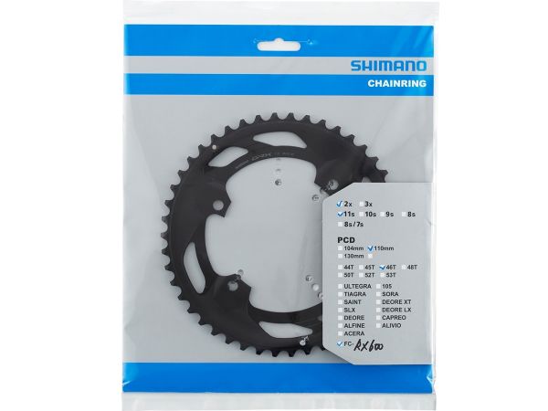 Shimano GRX RX600 11-Speed Klinge, 46T