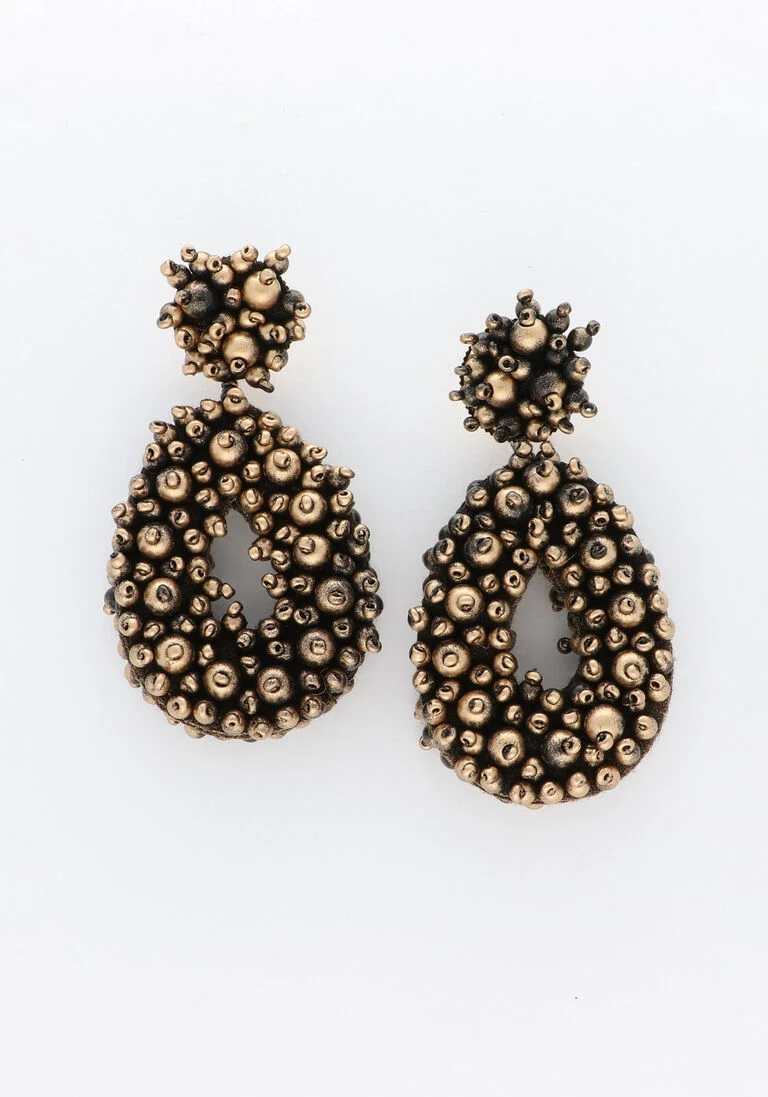 NOTRE-V bronzen notre-v oorbellen earring beads