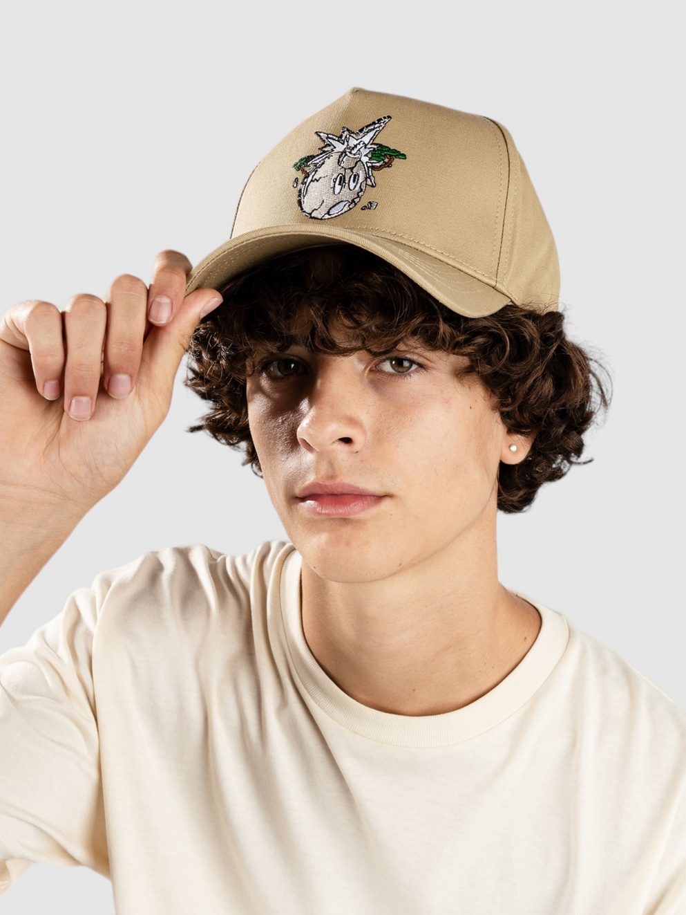 Adam Bomb Snapback Cap beige/khaki