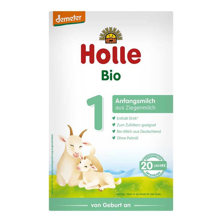 Holle Bio Anfangsmilch 1 auf Ziegenmilchbasis, 400 g