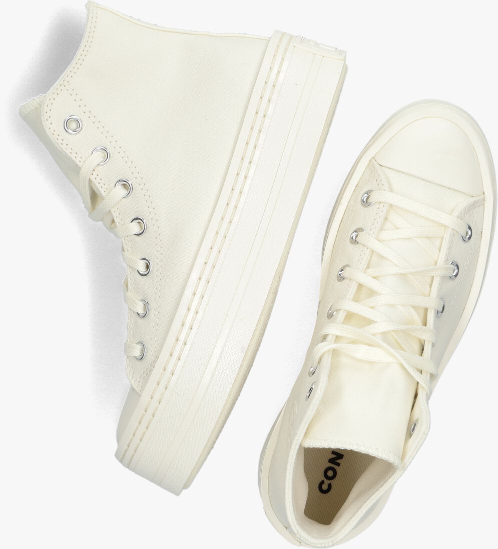 CONVERSE witte converse hoge sneaker chuck taylor all star lift platform