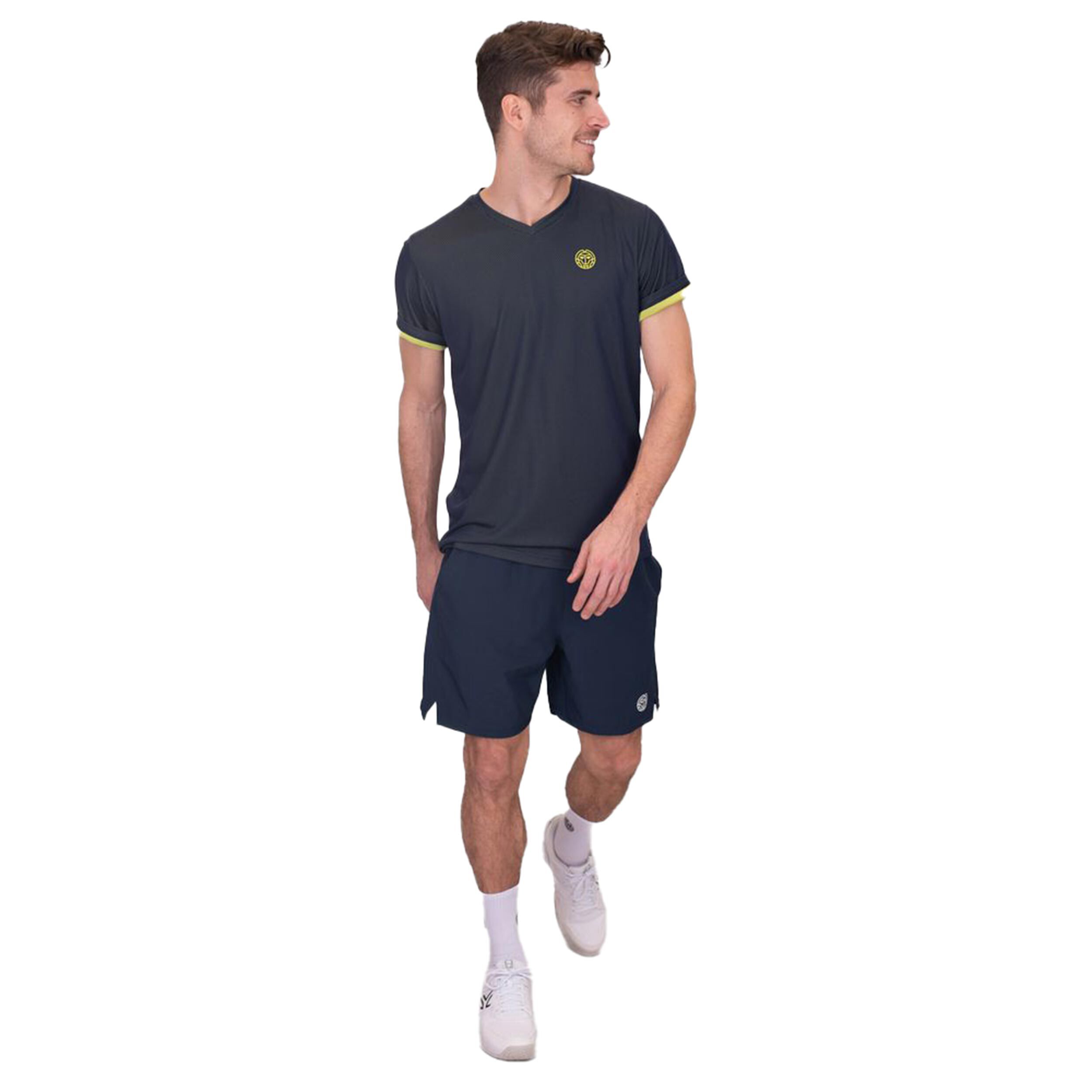 BIDI BADU Crew Inside Out T-shirt Hommes - Bleu Foncé