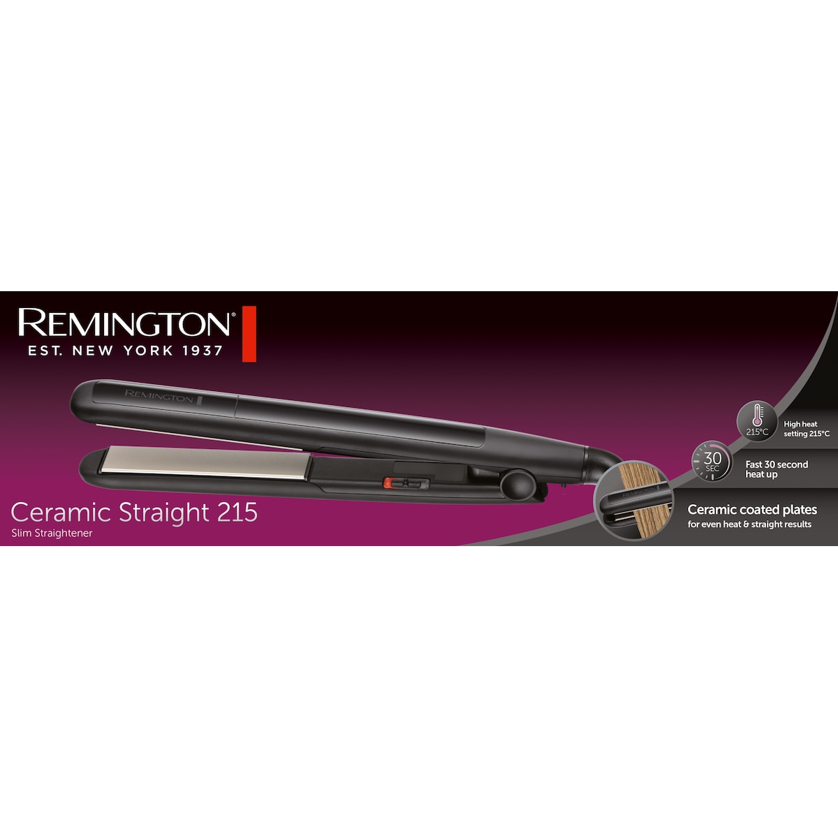 Remington rettetang S1370 (sort)