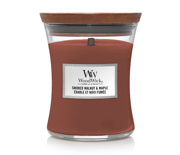 WoodWick Smoked Walnut & Maple Duftkerze