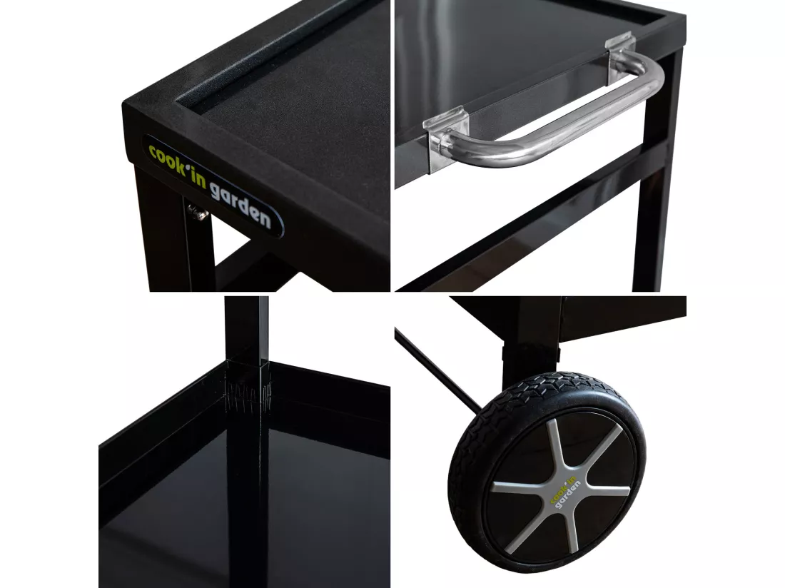 Desserte clipsable pour plancha COBAN - COOK'IN GARDEN