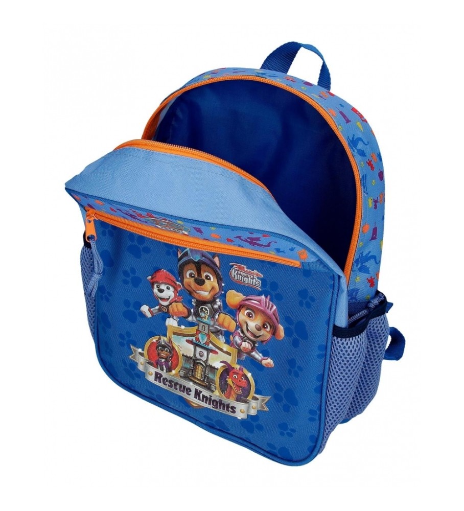 Joumma Bags Mochila Patrulla Canina Rescue Knights 33cm adaptável a carro azul