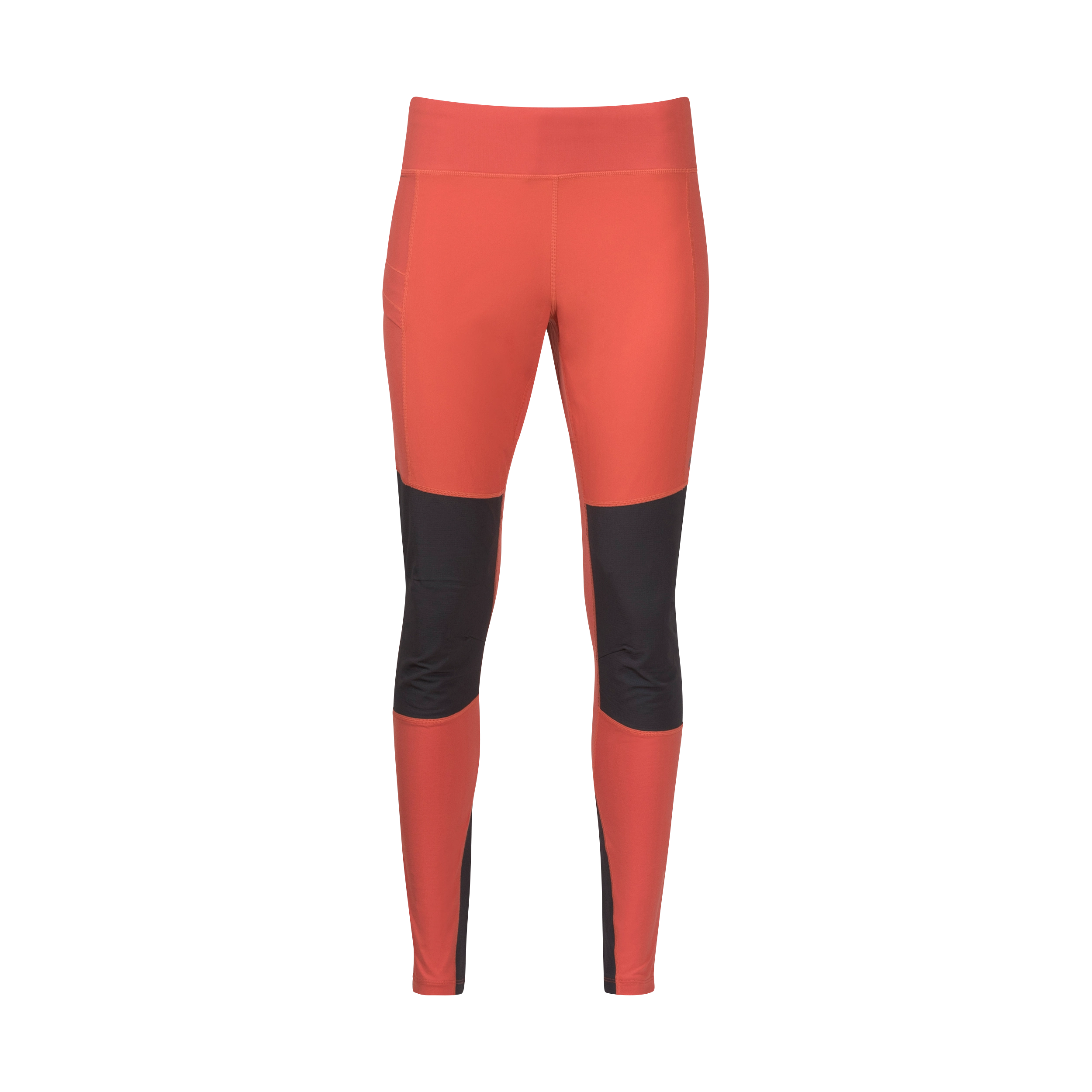 Fløyen Outdoor Tights Women Brick / Solid Charcoal