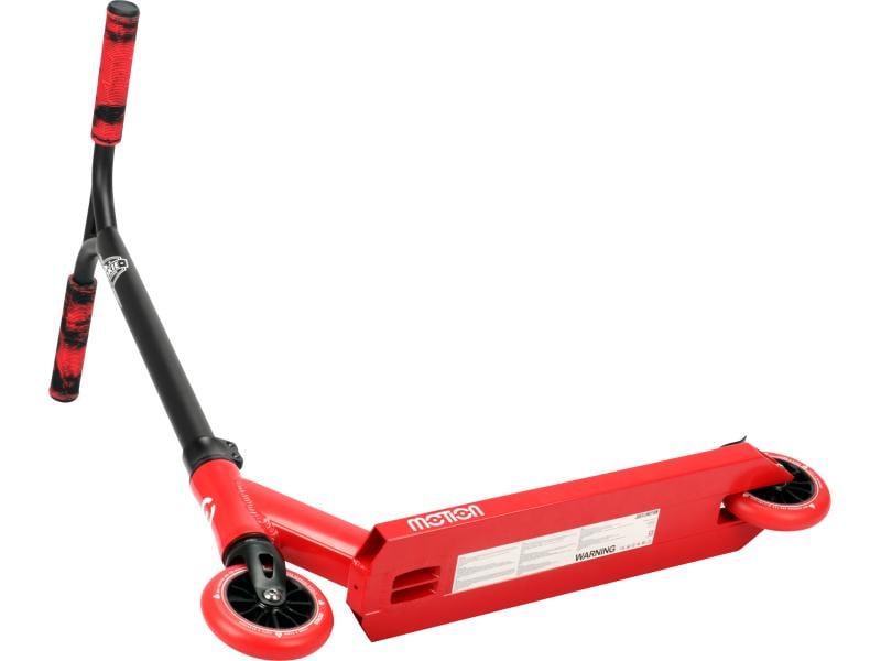 Motion Motion Freestyle Scooter Rookie Pro Schwarz/Rot Leichter und stabiler Freestyle-Scooter für Anfänger
