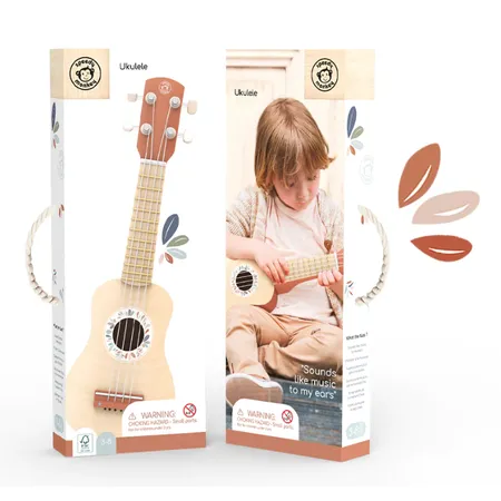 Speedy Monkey Ukulele 43,6x14,6x4cm