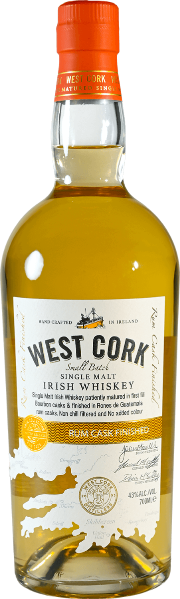 West Cork Rum Cask Finished 70 cl