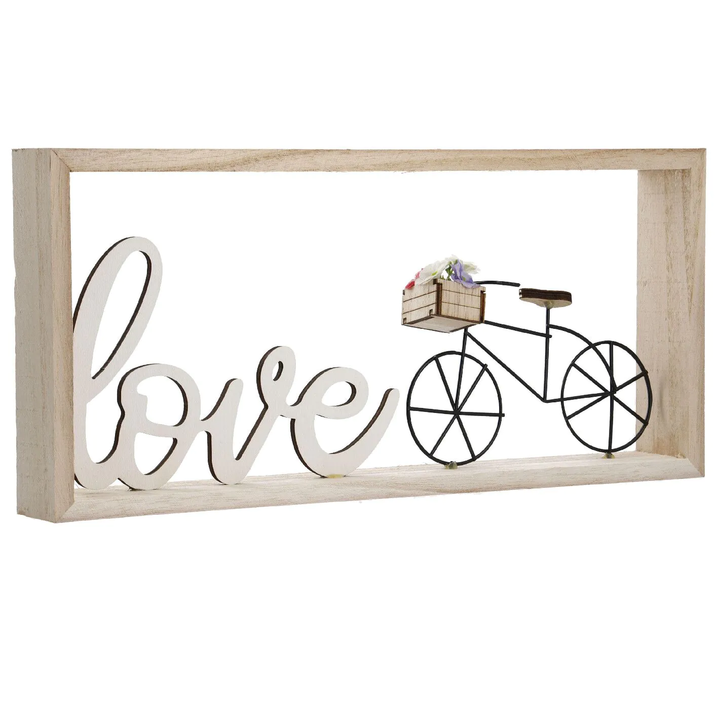 Deko-Objekt Fahrrad, Love, 32.5 cm