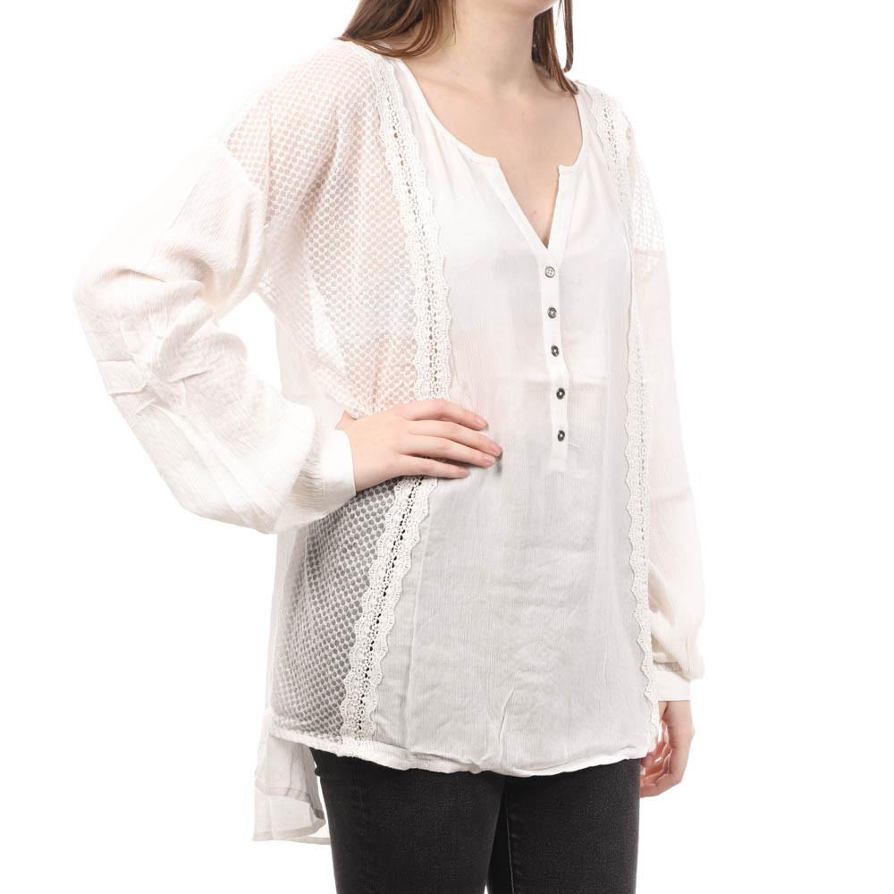 Teddy Smith Blouse Blanche Femme Teddy Smith Tisou