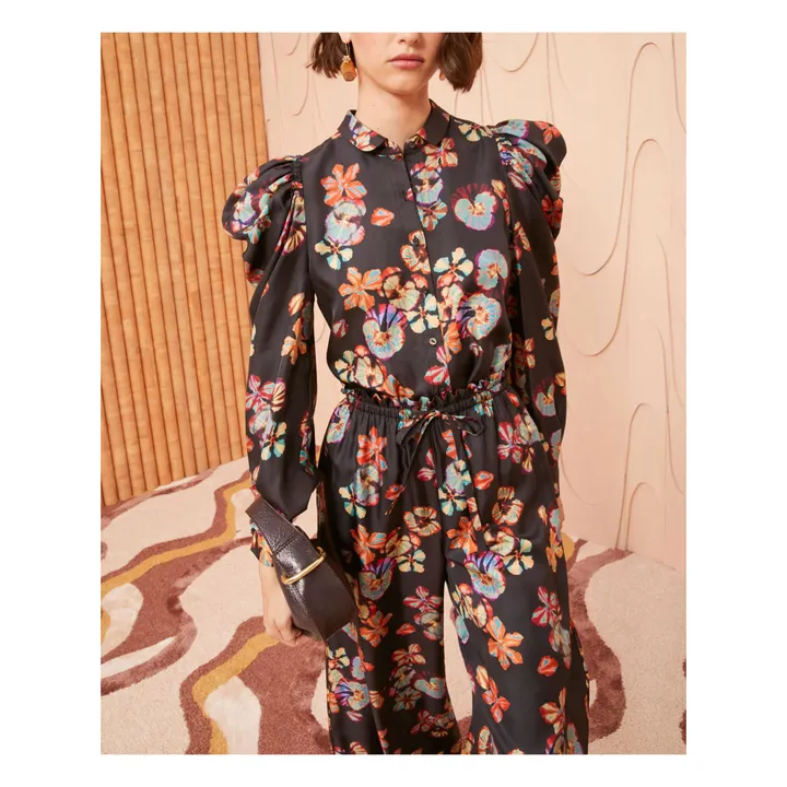 Ulla Johnson Blouse Dari Soie | Noir