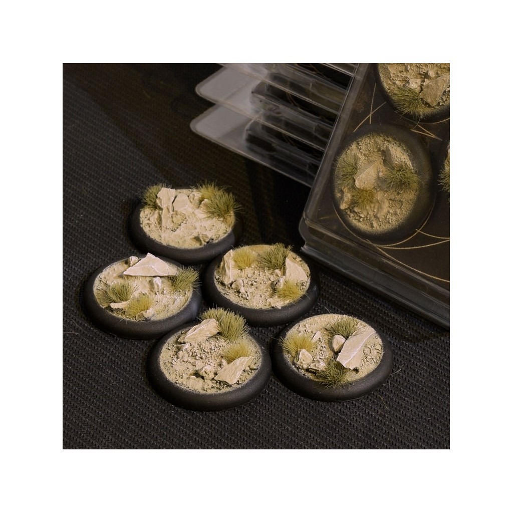 Arid Steppe Bases, Round Lip 40mm (x5)