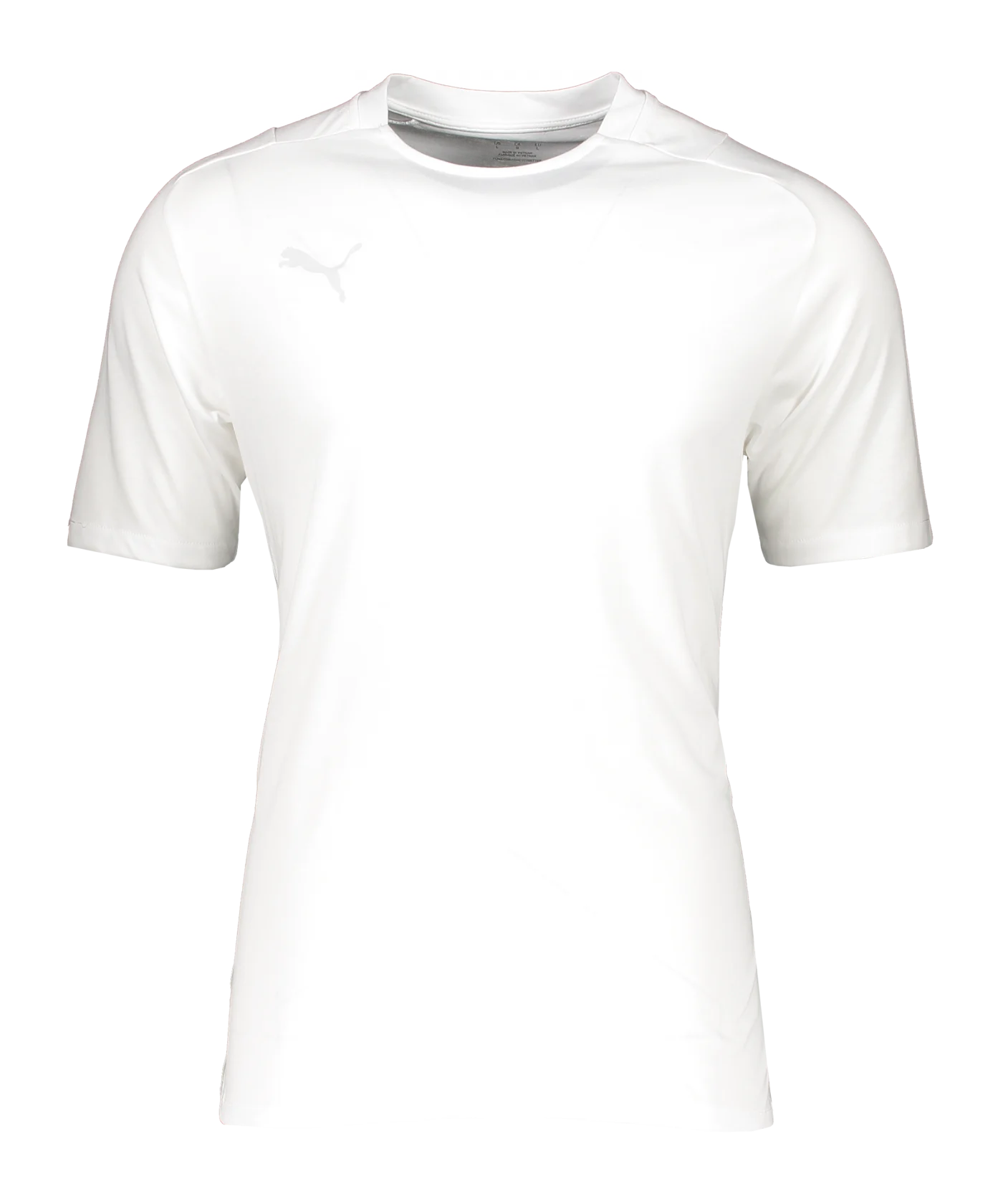 PUMA teamCUP Casuals T-Shirt Weiss Grau F04