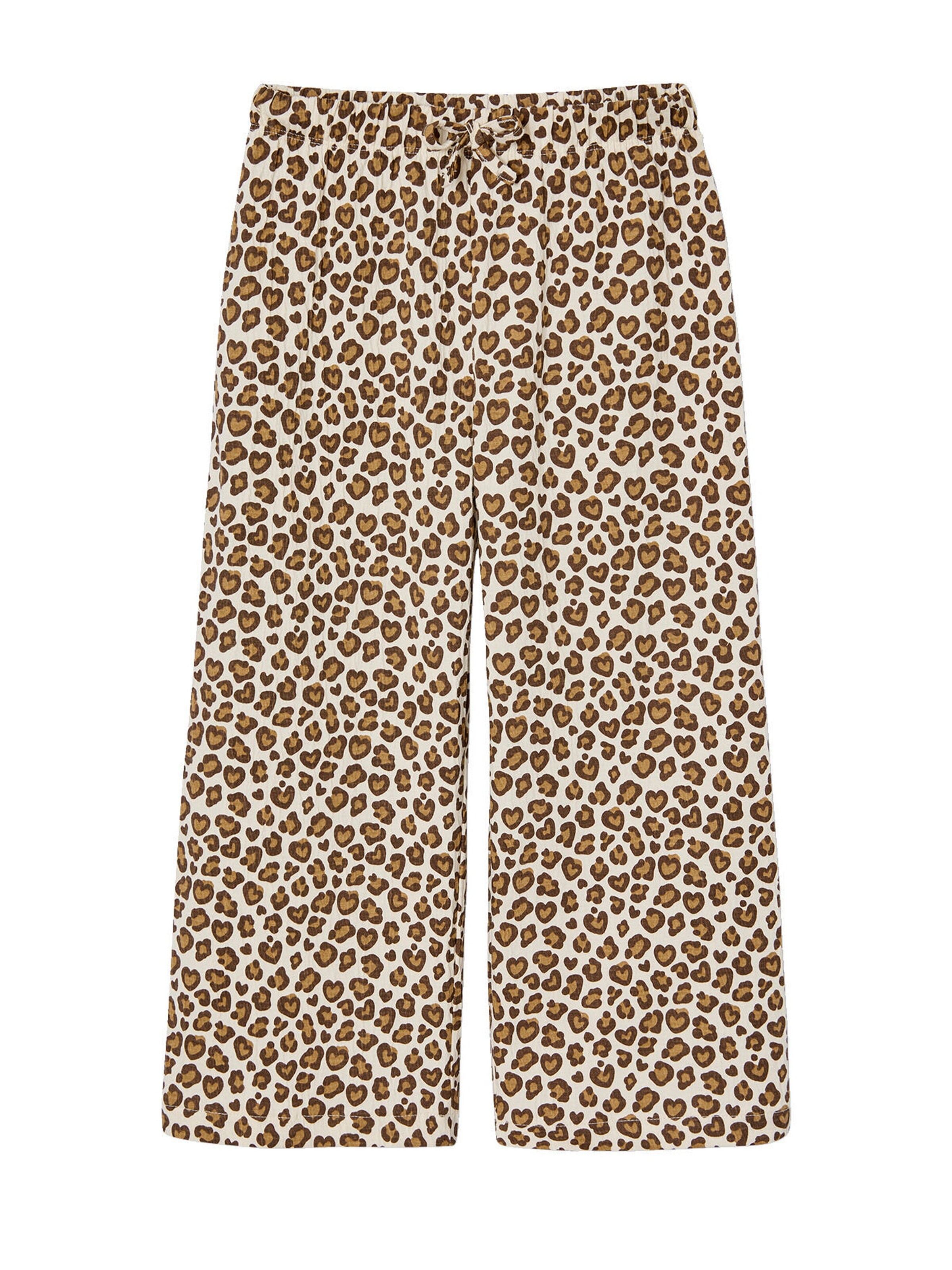 Vertbaudet Weite Mädchen Stretch-Hose beige