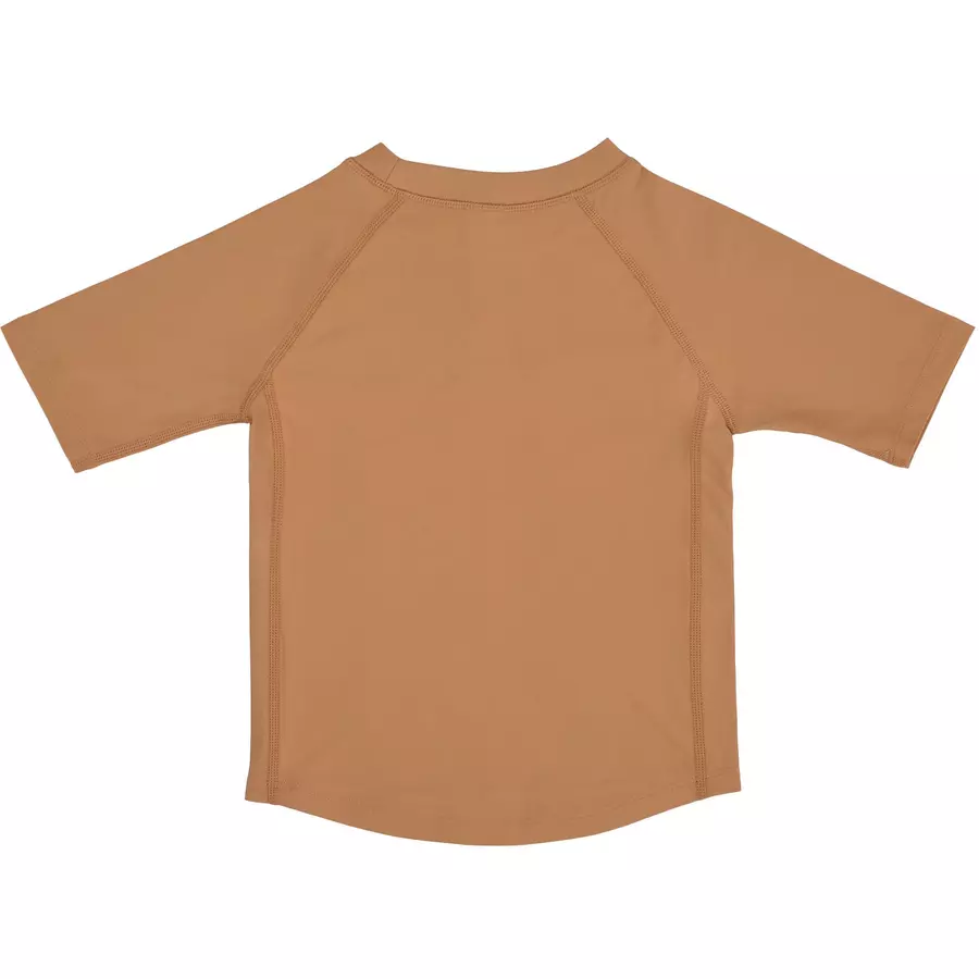 LÄSSIG UV-Kurzarm-Badeshirt Muscheln Karamell