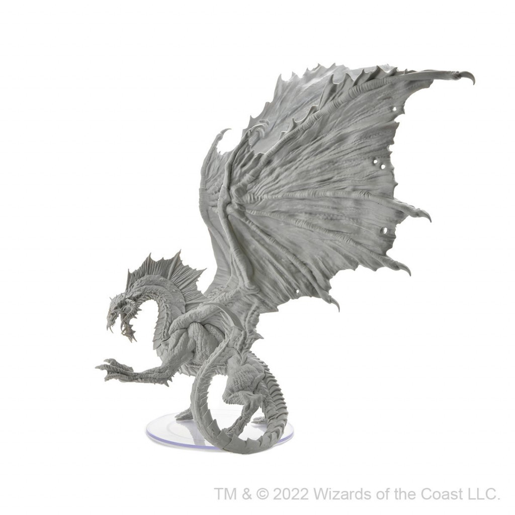 D&D Nolzur's Marvelous Unpainted Miniatures : Adult Black Dragon