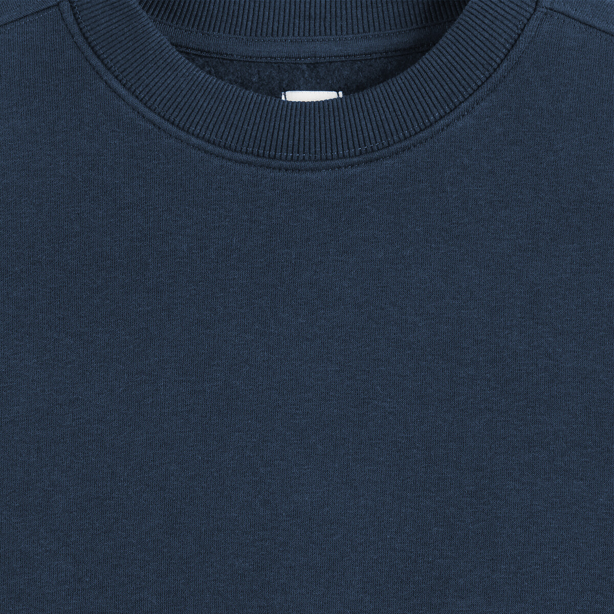 COLEÇÕES LA REDOUTE<br>Moletom de gola redonda achatado